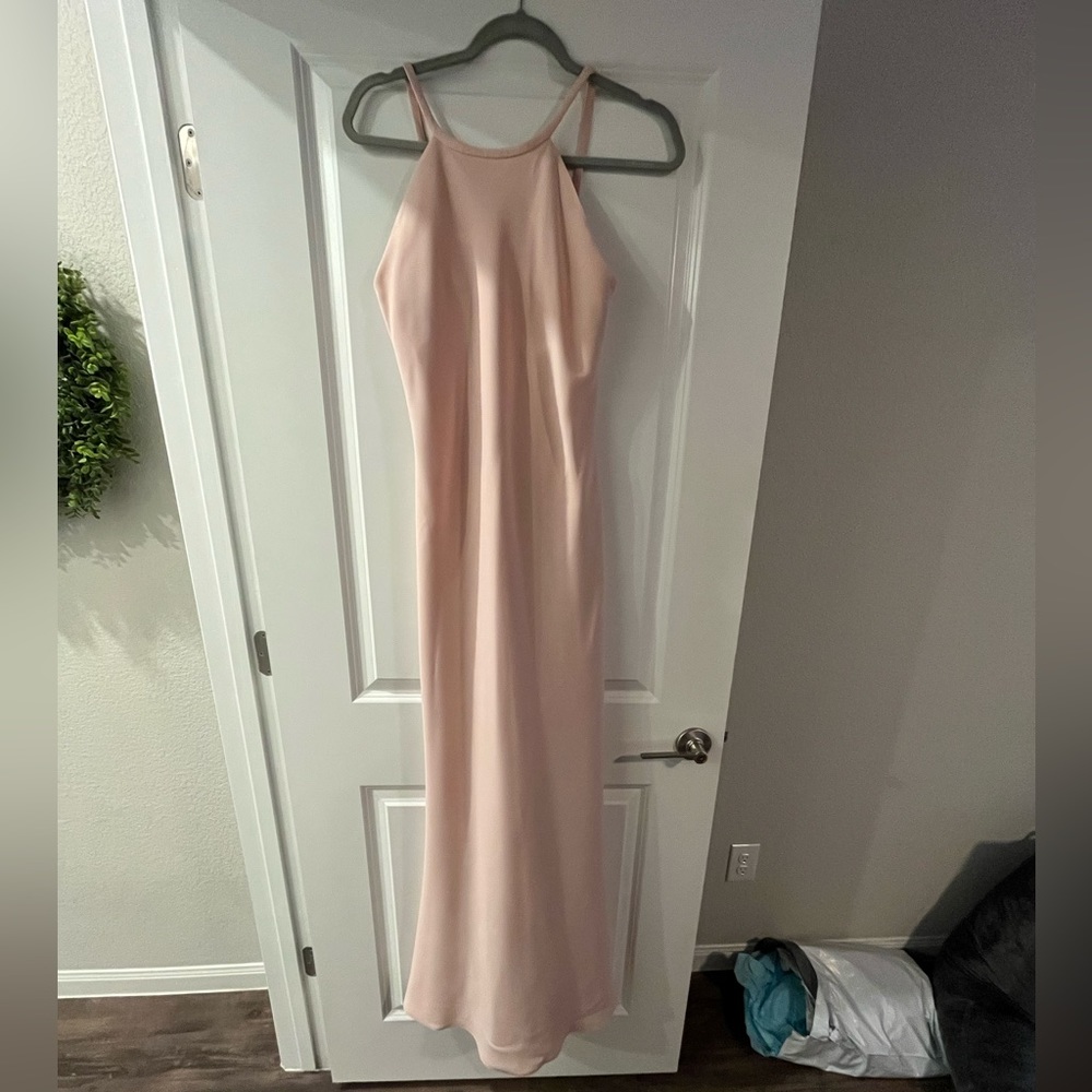 Calvin Klein backless gown
